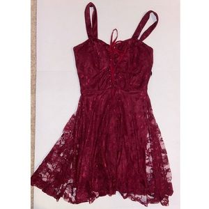 Maroon Dress